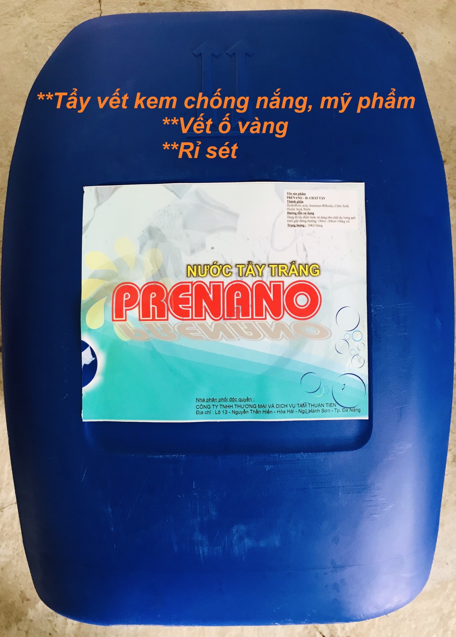 Tẩy vết kem chống nắng, mỹ phẩm , vết ố vàng , rỉ sét